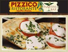 Tablet Screenshot of pizzicorestaurant.com